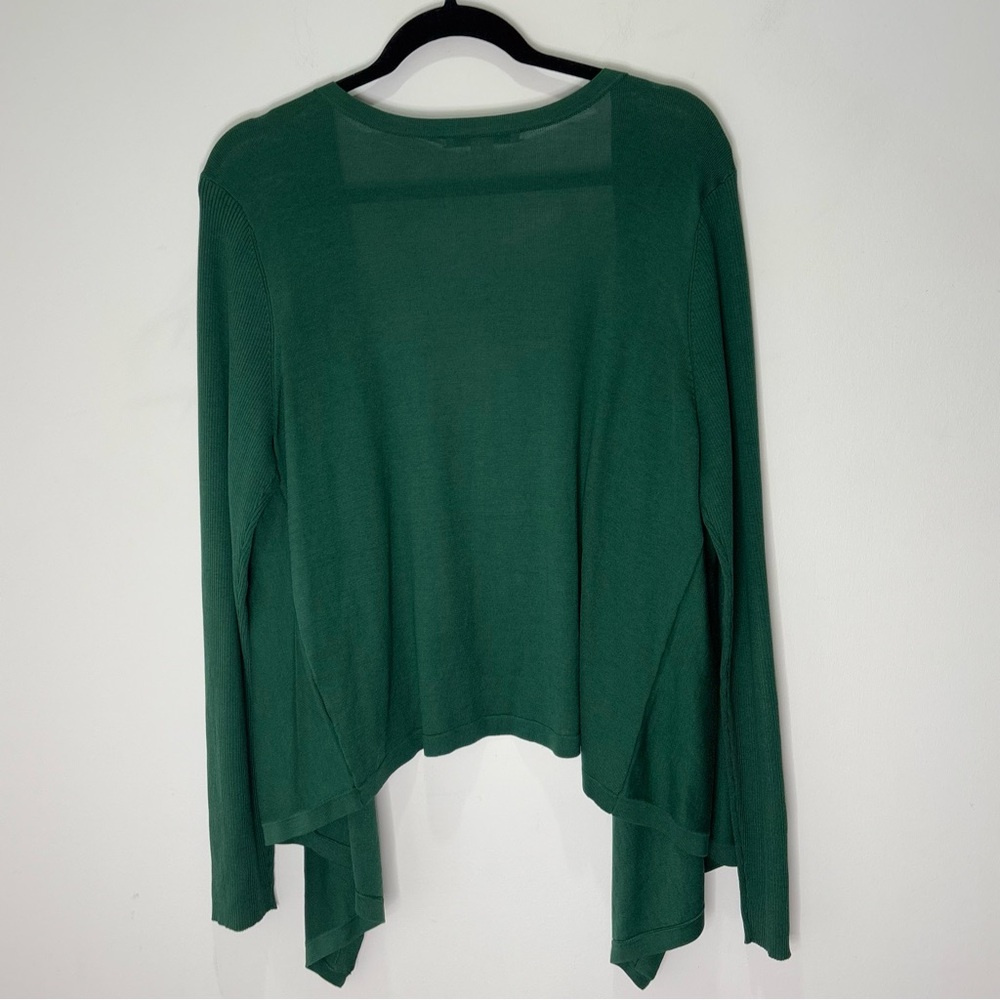 Kenneth Cole Classic Drape Open Front Sweater Cardigan Silk Blend Size XL *A45 - Picture 10 of 16